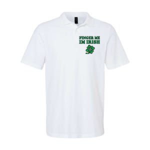 Finger Me I'm Irish Funny Irish St Patrick’s Day Softstyle Adult Sport Polo