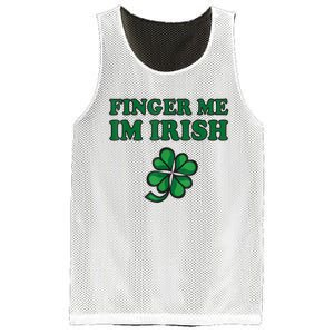 Finger Me I'm Irish Funny Irish St Patrick’s Day Mesh Reversible Basketball Jersey Tank