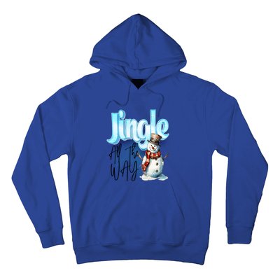 Funny Message Jingle Bells All Way Christmas Song Gift Hoodie