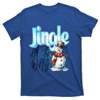 Funny Message Jingle Bells All Way Christmas Song Gift T-Shirt