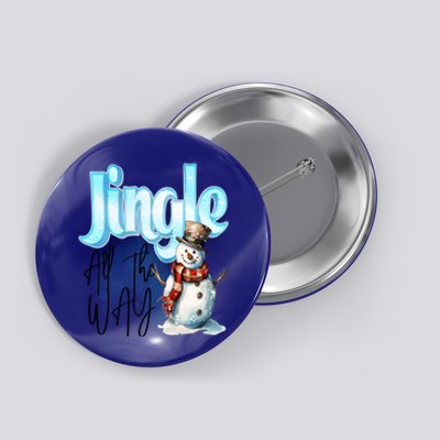 Funny Message Jingle Bells All Way Christmas Song Gift Button