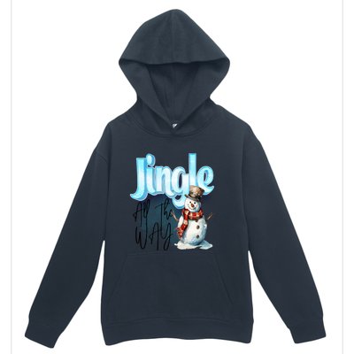 Funny Message Jingle Bells All Way Christmas Song Gift Urban Pullover Hoodie