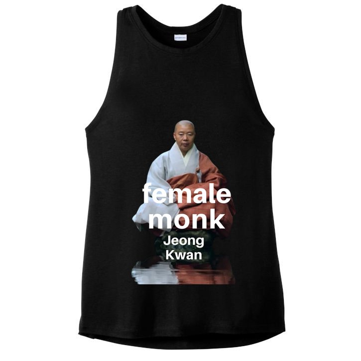 Female Monk Jeong Gift Strong Female Lead Gift Feminist Gift Ladies PosiCharge Tri-Blend Wicking Tank