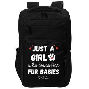 Fur Mom Just A Who Loves Her Fur Gift Impact Tech Backpack