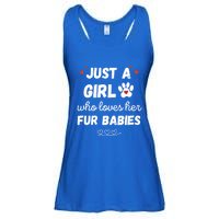 Fur Mom Just A Who Loves Her Fur Gift Ladies Essential Flowy Tank