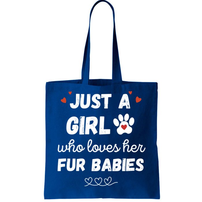 Fur Mom Just A Who Loves Her Fur Gift Tote Bag