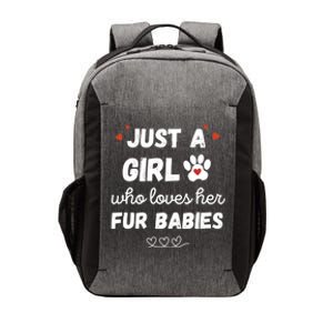 Fur Mom Just A Who Loves Her Fur Gift Vector Backpack