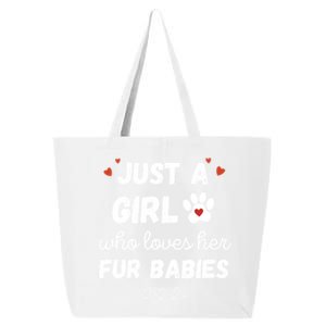 Fur Mom Just A Who Loves Her Fur Gift 25L Jumbo Tote