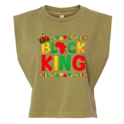 Family Matching Juneteenth Black King African History Garment-Dyed Women's Muscle Tee