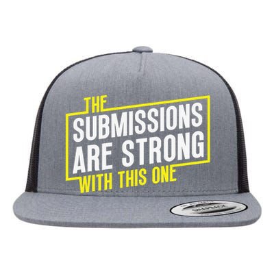 Funny MMA Jiu Jitsu Gift Submission Design BJJ Flat Bill Trucker Hat