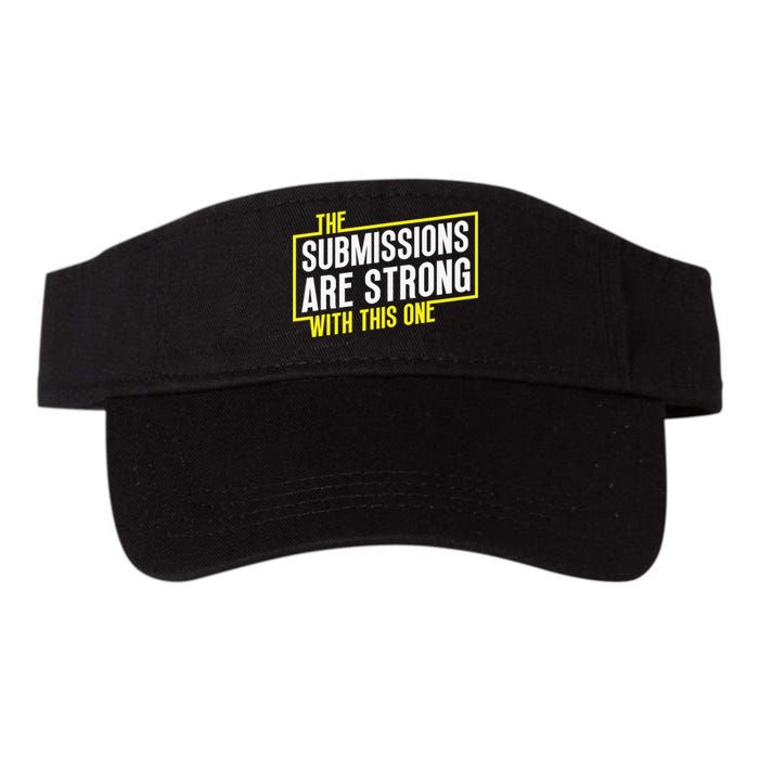 Funny MMA Jiu Jitsu Gift Submission Design BJJ Valucap Bio-Washed Visor