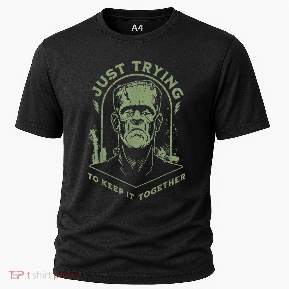 Frankenstein Monster Just Trying To Keep It Together Performance Shirt