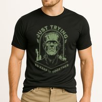Frankenstein Monster Just Trying To Keep It Together Performance Shirt