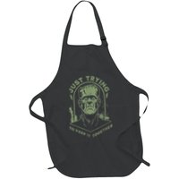 Frankenstein Monster Just Trying To Keep It Together Apron
