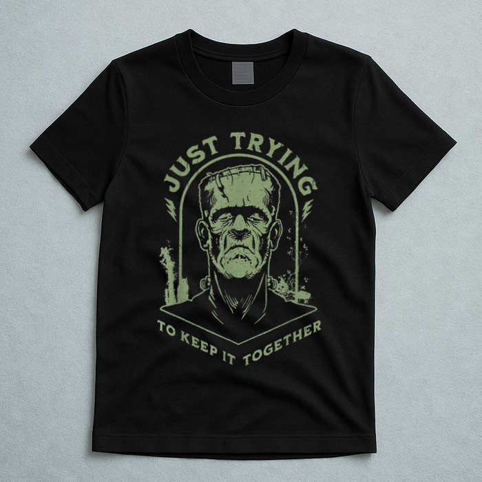 Frankenstein Monster Just Trying To Keep It Together T-Shirt