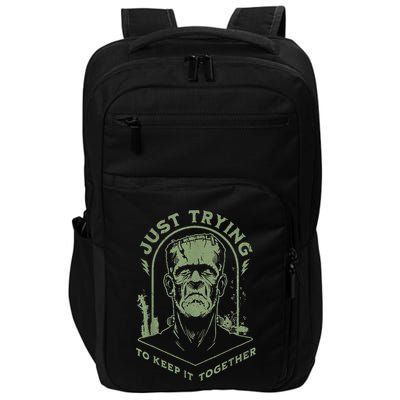 Frankenstein Monster Just Trying To Keep It Together Impact Tech Backpack