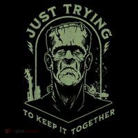 Frankenstein Monster Just Trying To Keep It Together Flatbill Hat