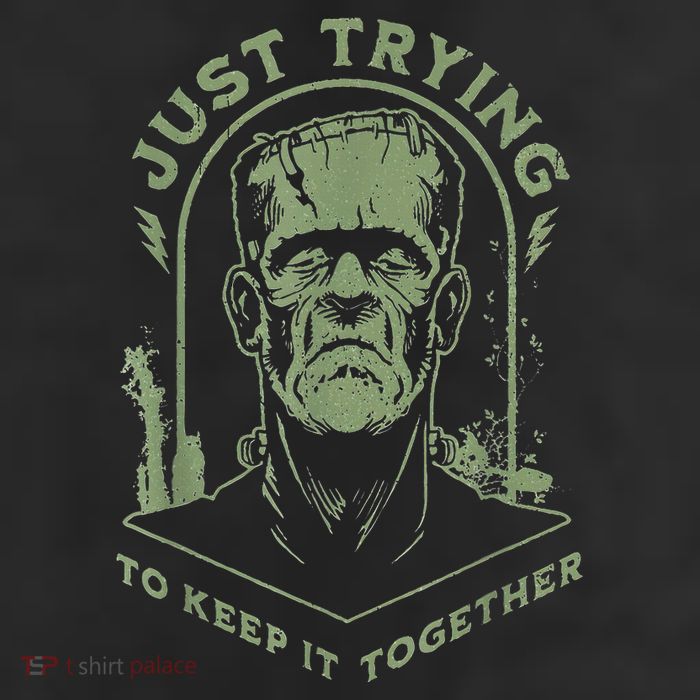 Frankenstein Monster Just Trying To Keep It Together 25L Jumbo Tote