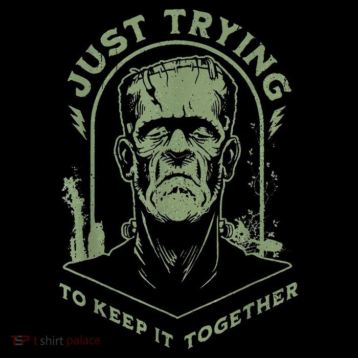 Frankenstein Monster Just Trying To Keep It Together Tank Top