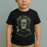 Frankenstein Monster Just Trying To Keep It Together Toddler T-Shirt