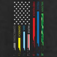 No One Fight Alone Usa Flag Cool Comfort Performance Bucket Hat