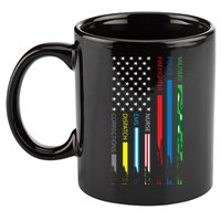 No One Fight Alone Usa Flag 11oz C Handle Ceramic Mug