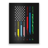 No One Fight Alone Usa Flag Poster