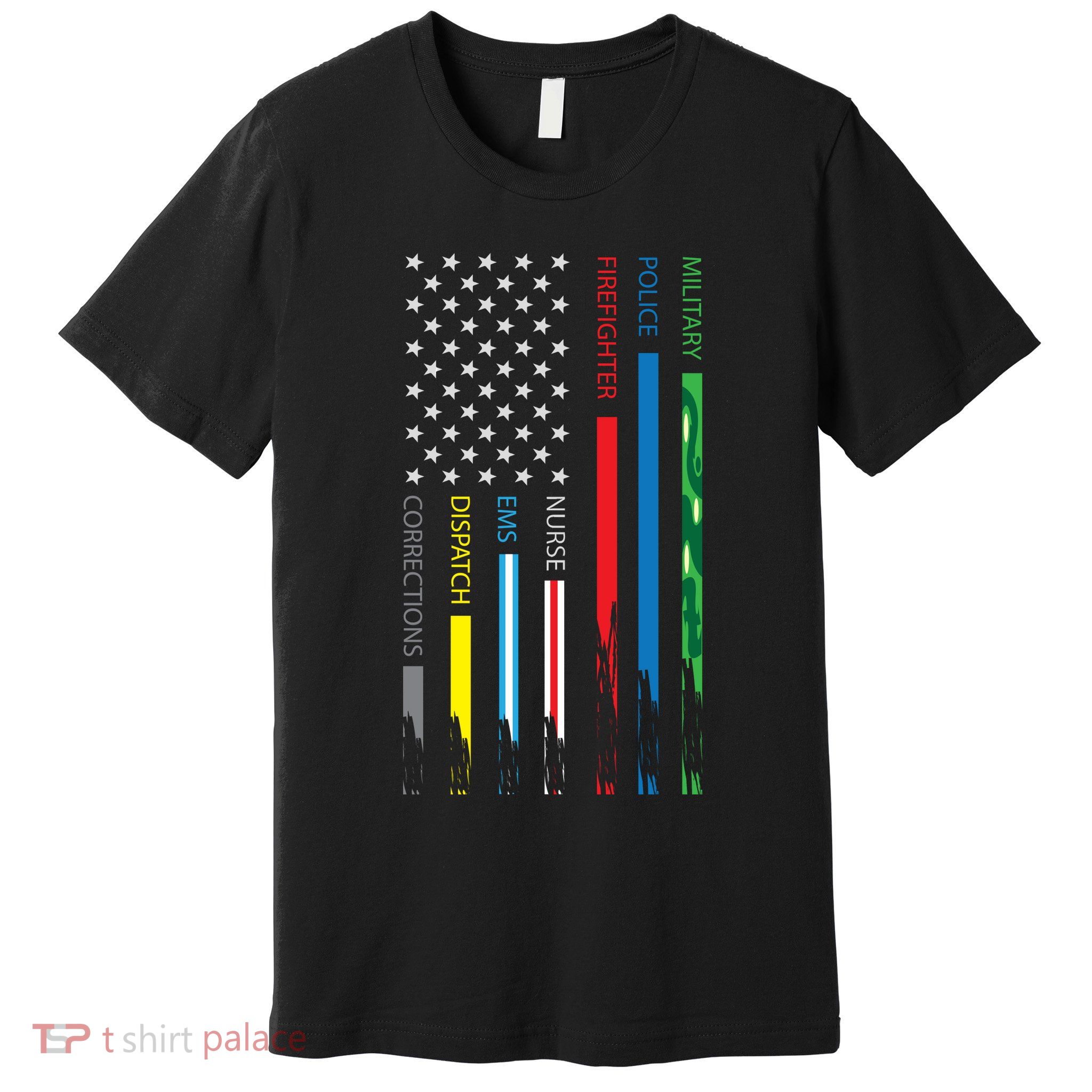 No One Fight Alone Usa Flag Premium T-Shirt