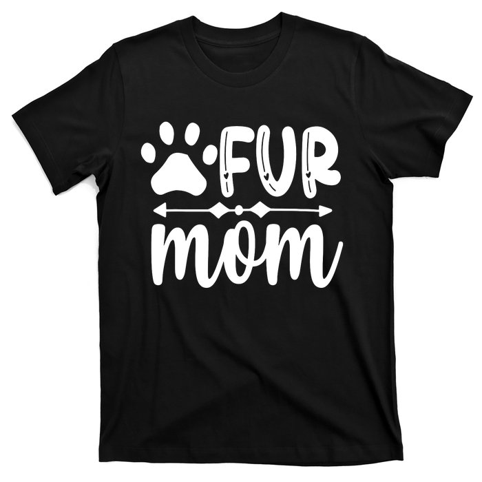 Fur Mom Kitty Cat Lover T-Shirt