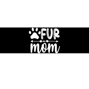 Fur Mom Kitty Cat Lover Bumper Sticker