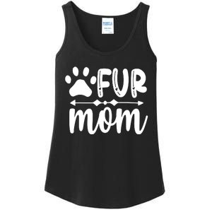 Fur Mom Kitty Cat Lover Ladies Essential Tank