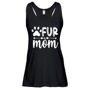 Fur Mom Kitty Cat Lover Ladies Essential Flowy Tank