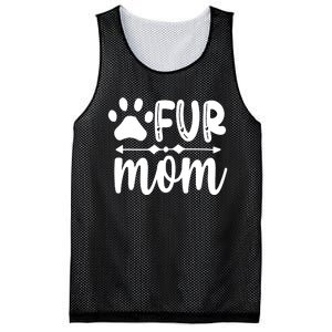 Fur Mom Kitty Cat Lover Mesh Reversible Basketball Jersey Tank