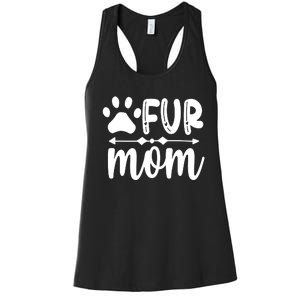 Fur Mom Kitty Cat Lover Women's Racerback Tank