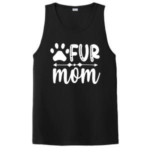 Fur Mom Kitty Cat Lover PosiCharge Competitor Tank