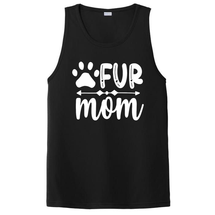 Fur Mom Kitty Cat Lover PosiCharge Competitor Tank