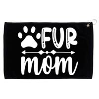 Fur Mom Kitty Cat Lover Grommeted Golf Towel