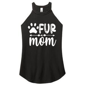 Fur Mom Kitty Cat Lover Women's Perfect Tri Rocker Tank