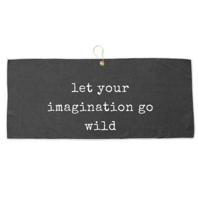 Funny Motivational Keep Moving Forward No Matter The Pace Large Microfiber Waffle Golf Towel