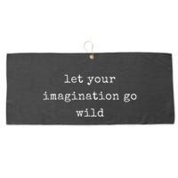 Funny Motivational Keep Moving Forward No Matter The Pace Large Microfiber Waffle Golf Towel