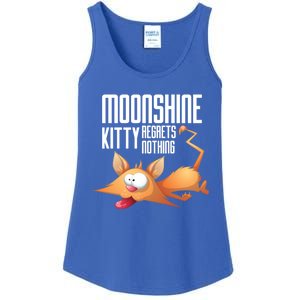 Funny Moonshine Kitty Regrets Nothing Whiskey Ers Gift Ladies Essential Tank