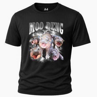 Funny Moodeng Kawaii Pygmy Hippo Cute Zoo Animal Lover Cooling Performance Crew T-Shirt