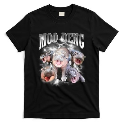 Funny Moodeng Kawaii Pygmy Hippo Cute Zoo Animal Lover T-Shirt