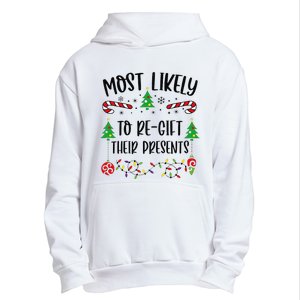 Funny Most Likely To Regift Their Presents Funny Christmas Family Matching Cu Urban Pullover Hoodie