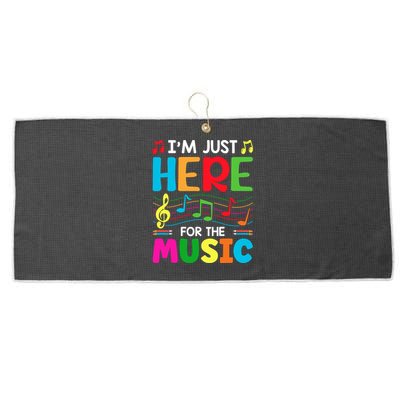 Funny Music Lover Music Quotes Musical Notes Large Microfiber Waffle Golf Towel