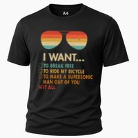 Funny Music Lover Bicycle I Want It All Performance Shirt