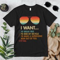 Funny Music Lover Bicycle I Want It All Premium T-Shirt
