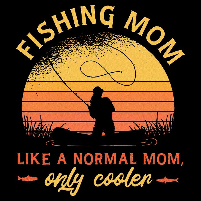 Fishing Mom Like A Normal Mom Only Cooler City Backpack