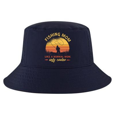 Fishing Mom Like A Normal Mom Only Cooler Cool Comfort Performance Bucket Hat