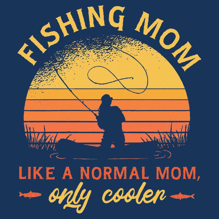 Fishing Mom Like A Normal Mom Only Cooler Hoodie